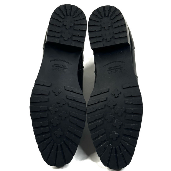 Blondo Sullivan Waterproof Black Leather Booties Womens 7.5M Buckle New $150 - Picture 11 of 11